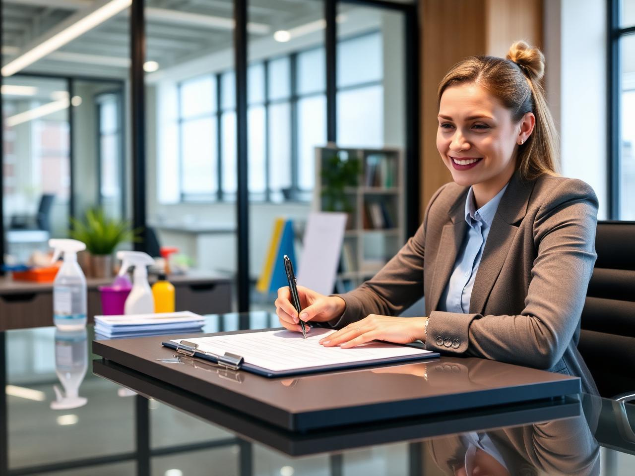 Contractor Cleaning detail